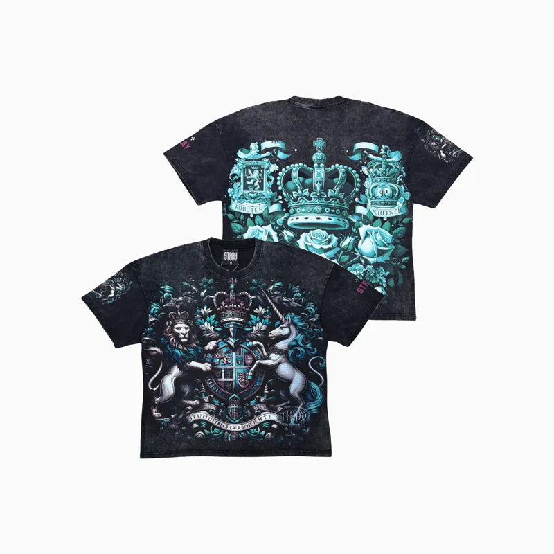 Stray Regal Emblem T-Shirt - Black