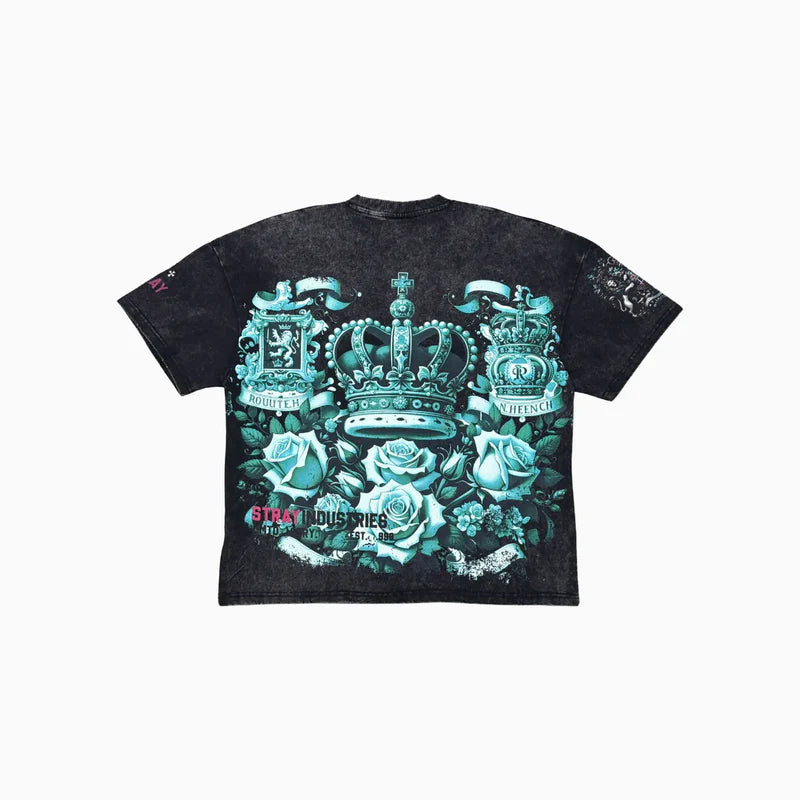 Stray Regal Emblem T-Shirt - Black