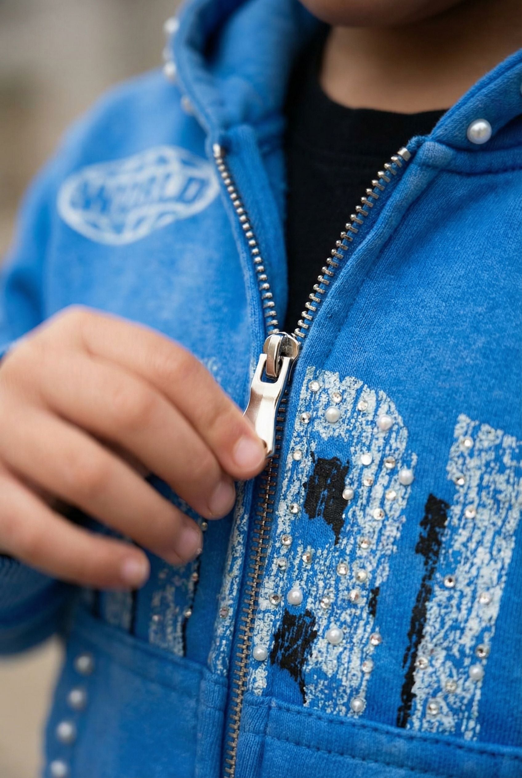 Elite Premium Noble Kids Hoodie - Blue