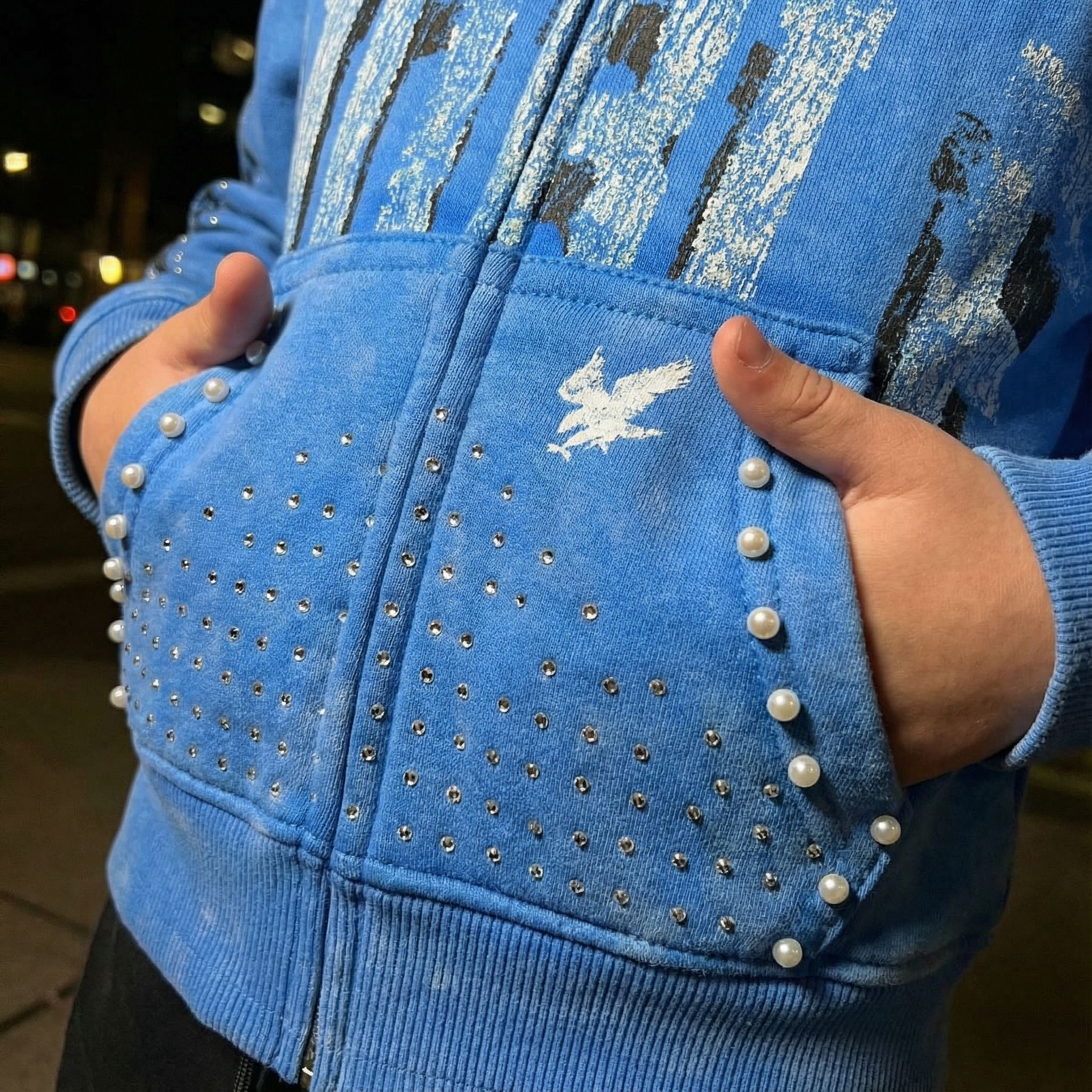 Elite Premium Noble Kids Hoodie - Blue