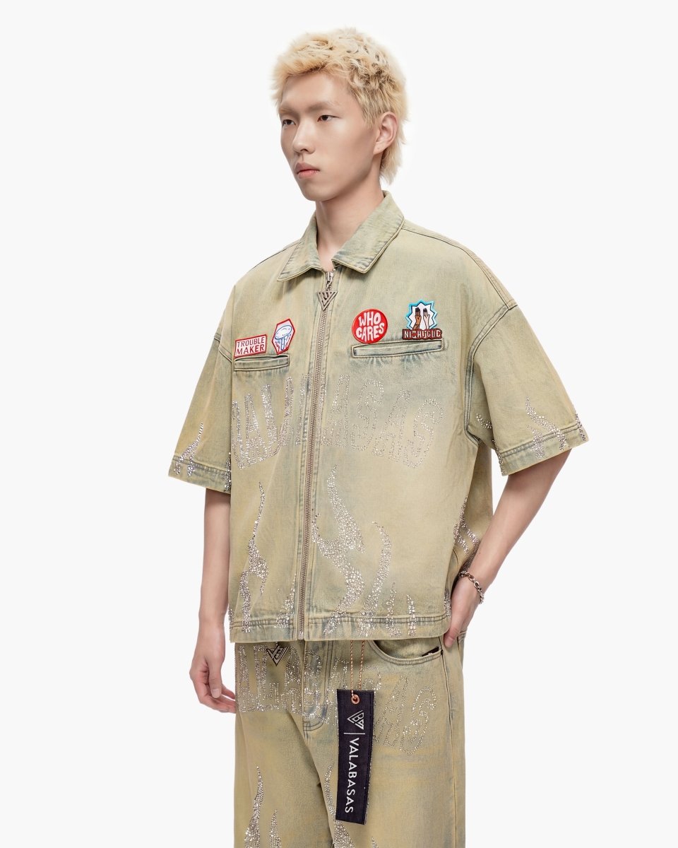 Torch Denim Woven Vintage Wash - Valabasas