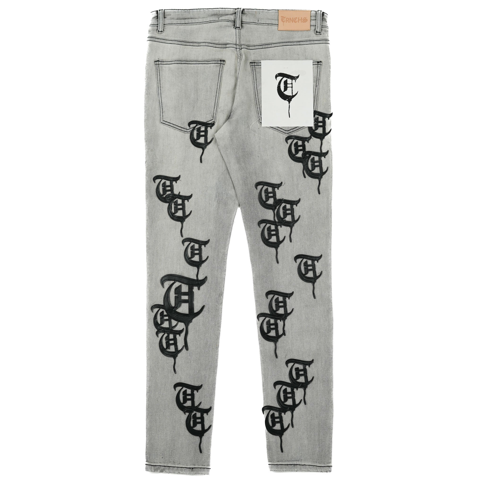 Trnchs Kalib Light Grey Wash Denim