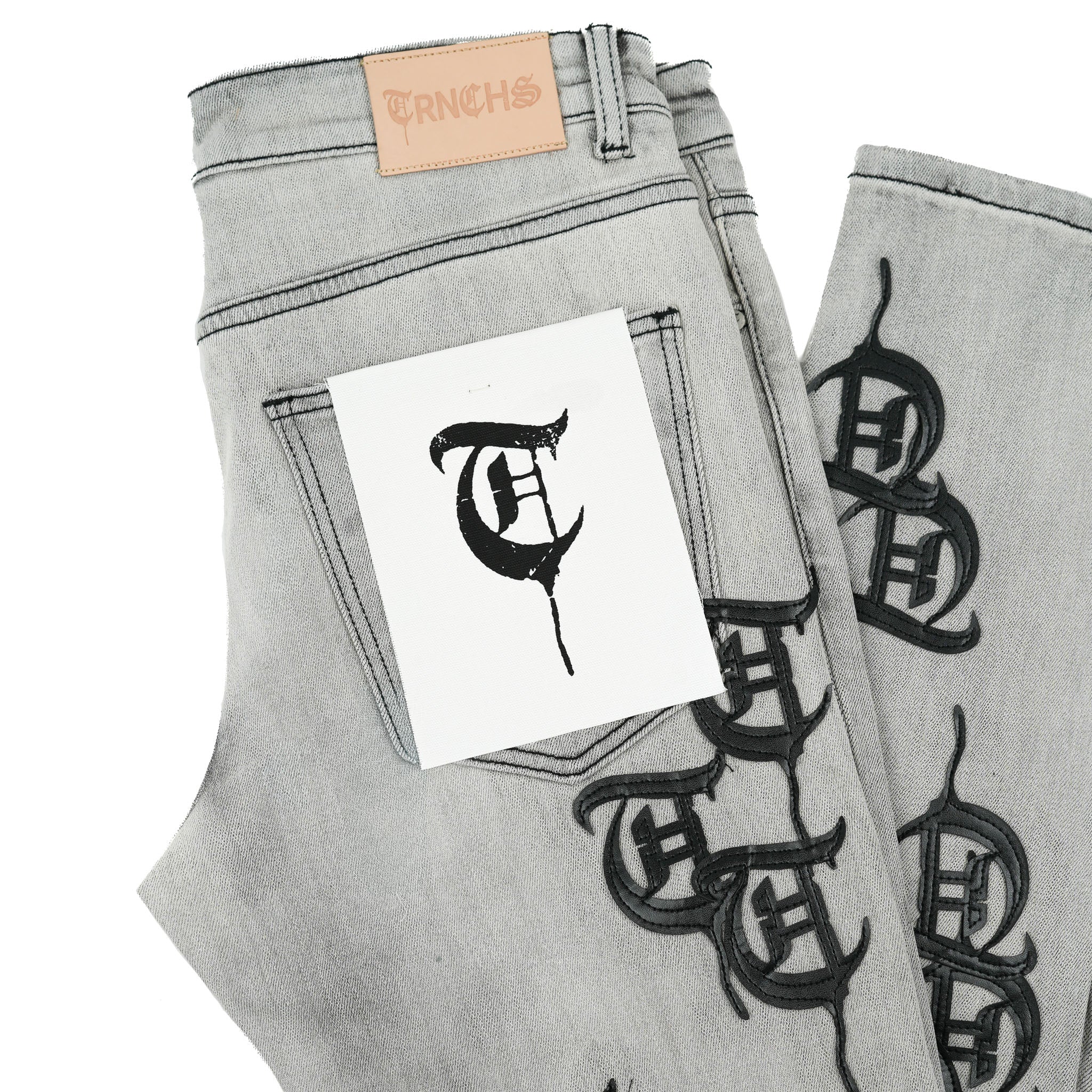 Trnchs Kalib Light Grey Wash Denim