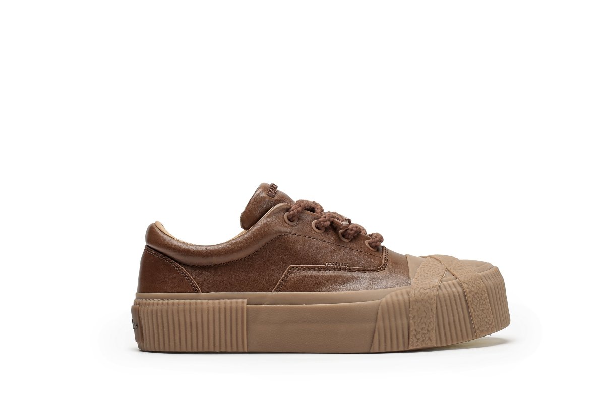 Twisted Metal 200 Cognac Brown Sneakers - Valabasas