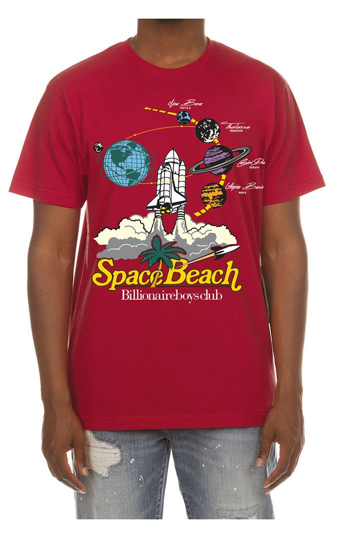 841-7208 BB SPACE BEACH SS TEE C/PEPPER