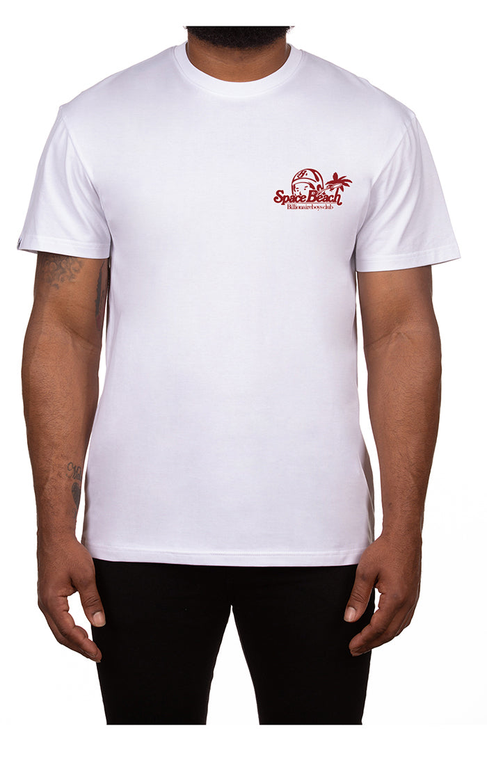 841-7203 BB HALLEY HOTEL SS TEE B/WHITE