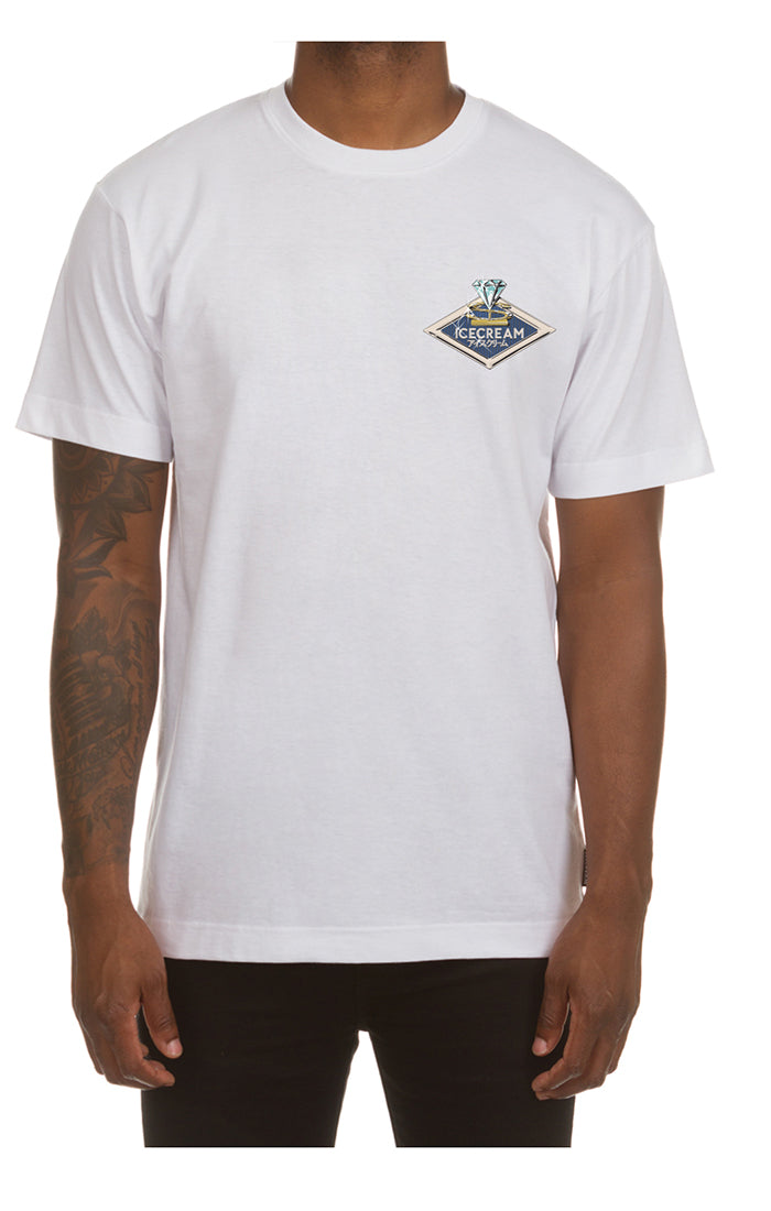 441-7207 ICE WAGON SS  TEE WHITE