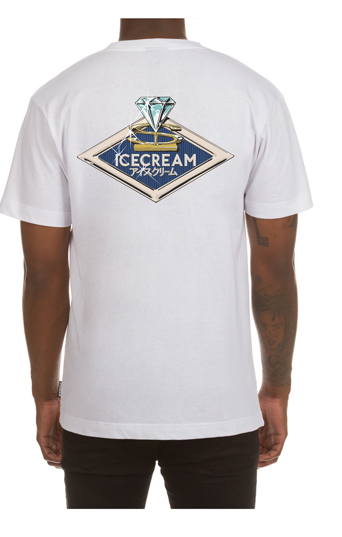 441-7207 ICE WAGON SS  TEE WHITE