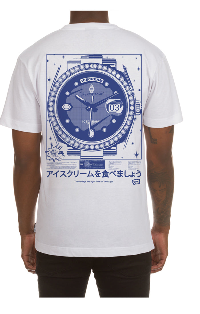 441-7210 HE GIMME DA WATCH SS TEE WHITE