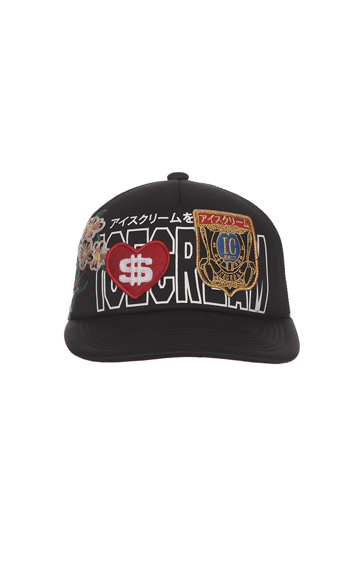 441-7800 COMPLES TRUCKER HAT BLACK