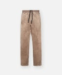 610040 VELOUR PANT BROWN