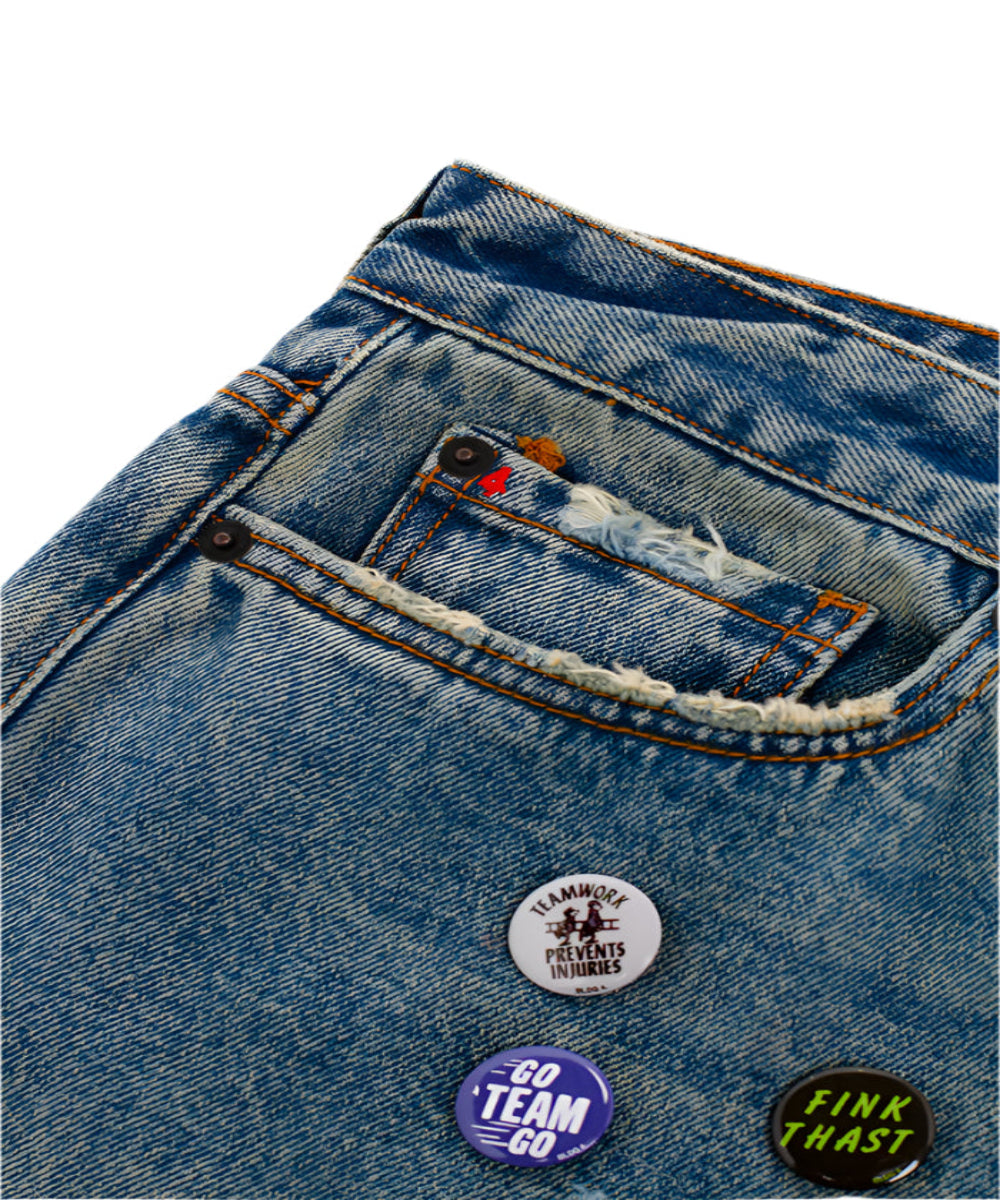 Pin Boy Jean Short