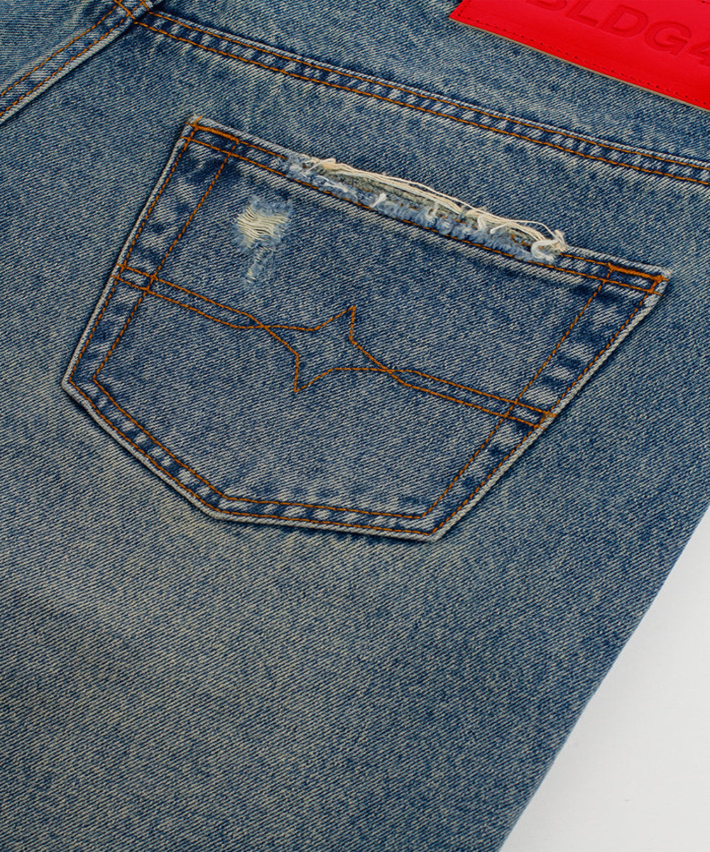 Pin Boy Jean Short