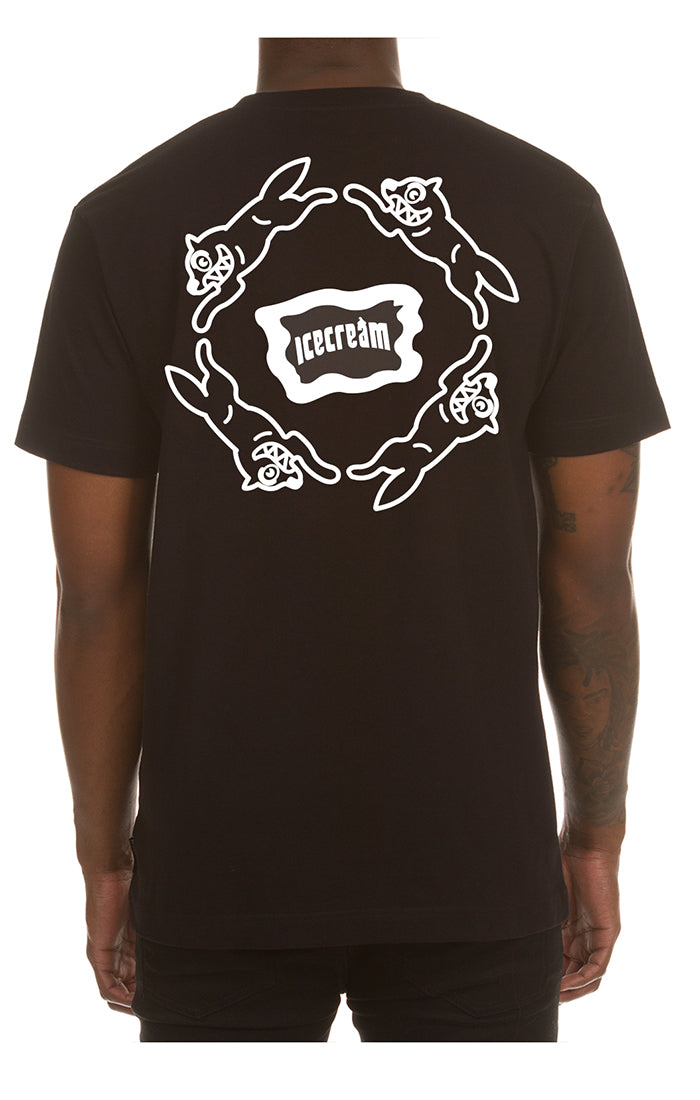 Ice Cream Dairy Ss Tee Men's T-Shirt - Black