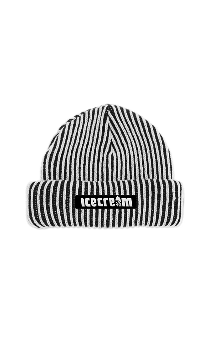 Ice Cream Double Dip Knit Cap - Striped Beanie