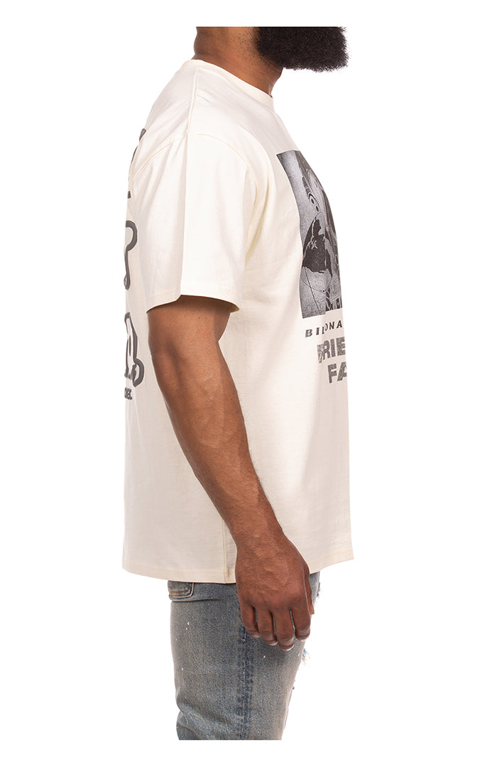 Billionaire Boys Club Friends And Family Ss Knit Men's T-Shirt - Cream