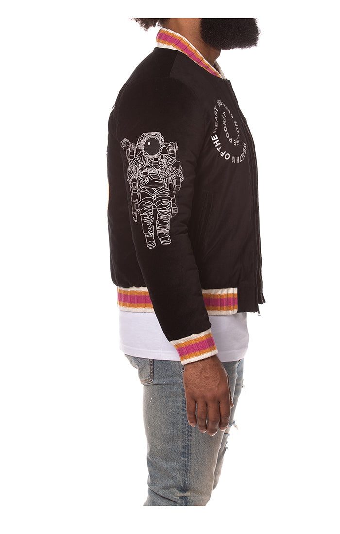 Billionaire Boys Club Bb Wealth Jacket Men's Bomber - Black