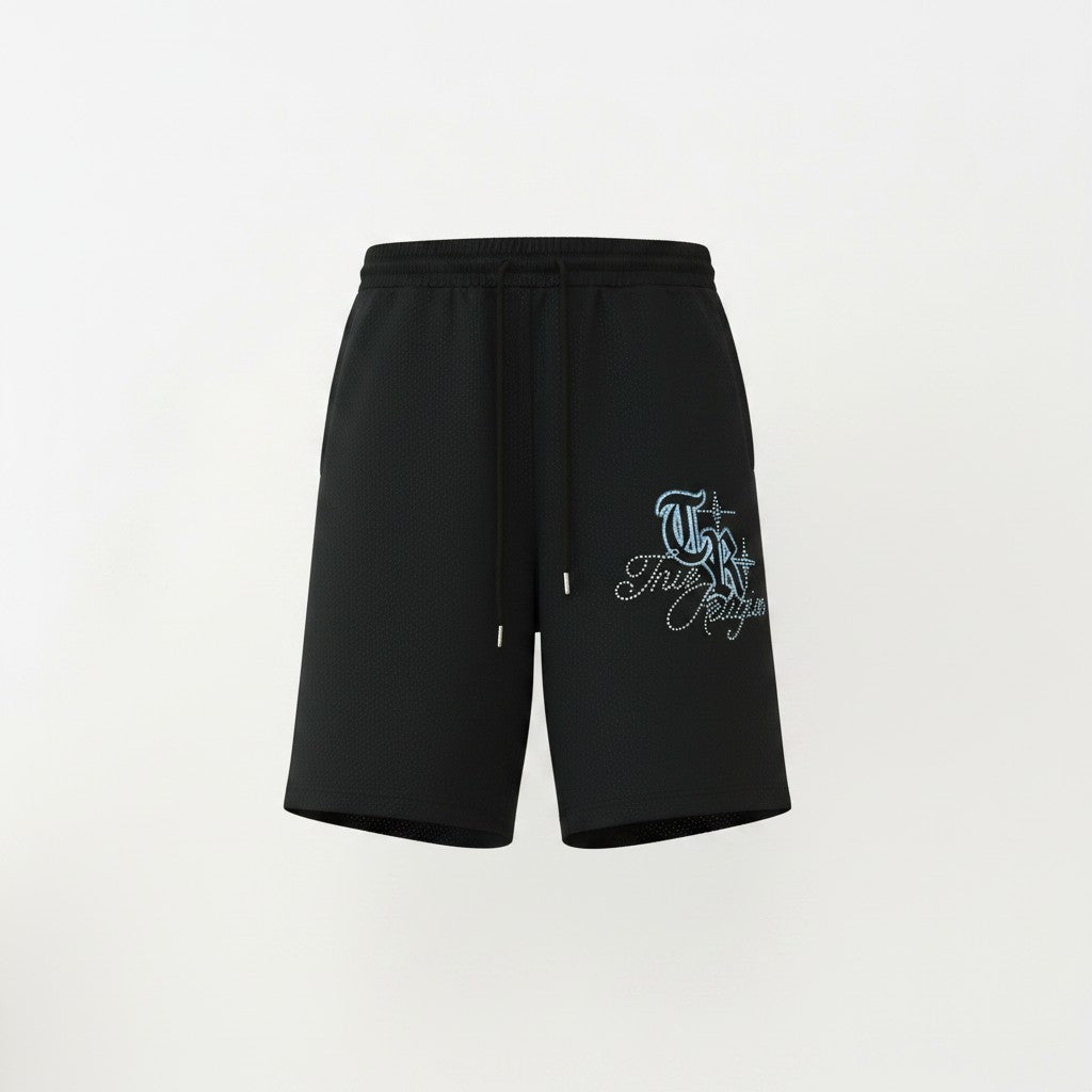 True Religion Crystal Shorts - Mesh