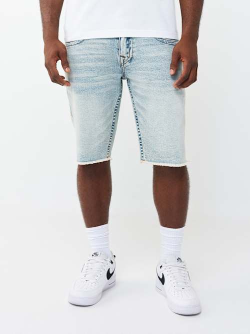 True Religion Flap Shorts - Frayed Hem