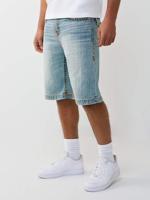 True Religion Flap Shorts - Contrast Stitching