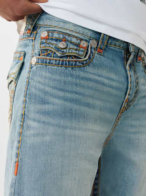 True Religion Flap Shorts - Contrast Stitching