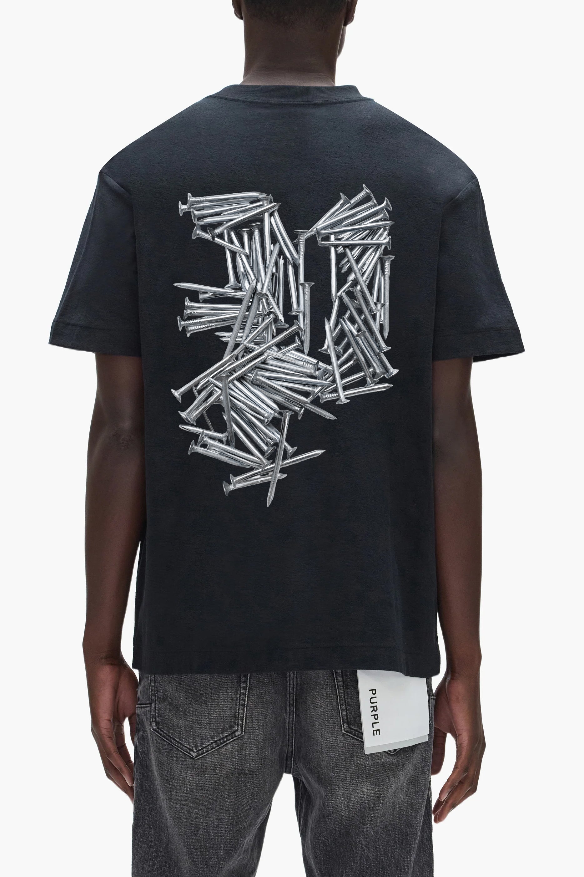 PURPLE BRAND “Textured Jersey” Short Sleeve Tee