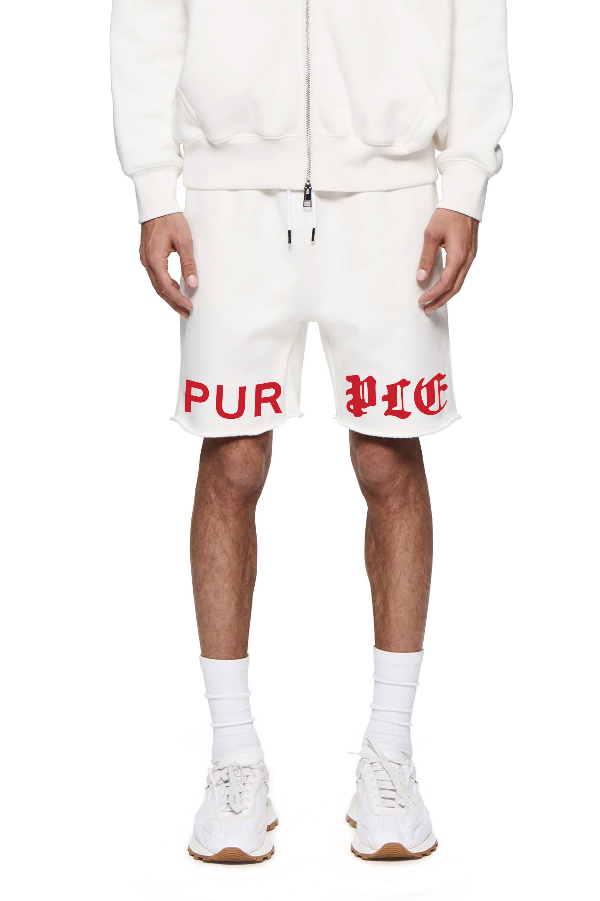 PURPLE BRAND MWT Fleece Short