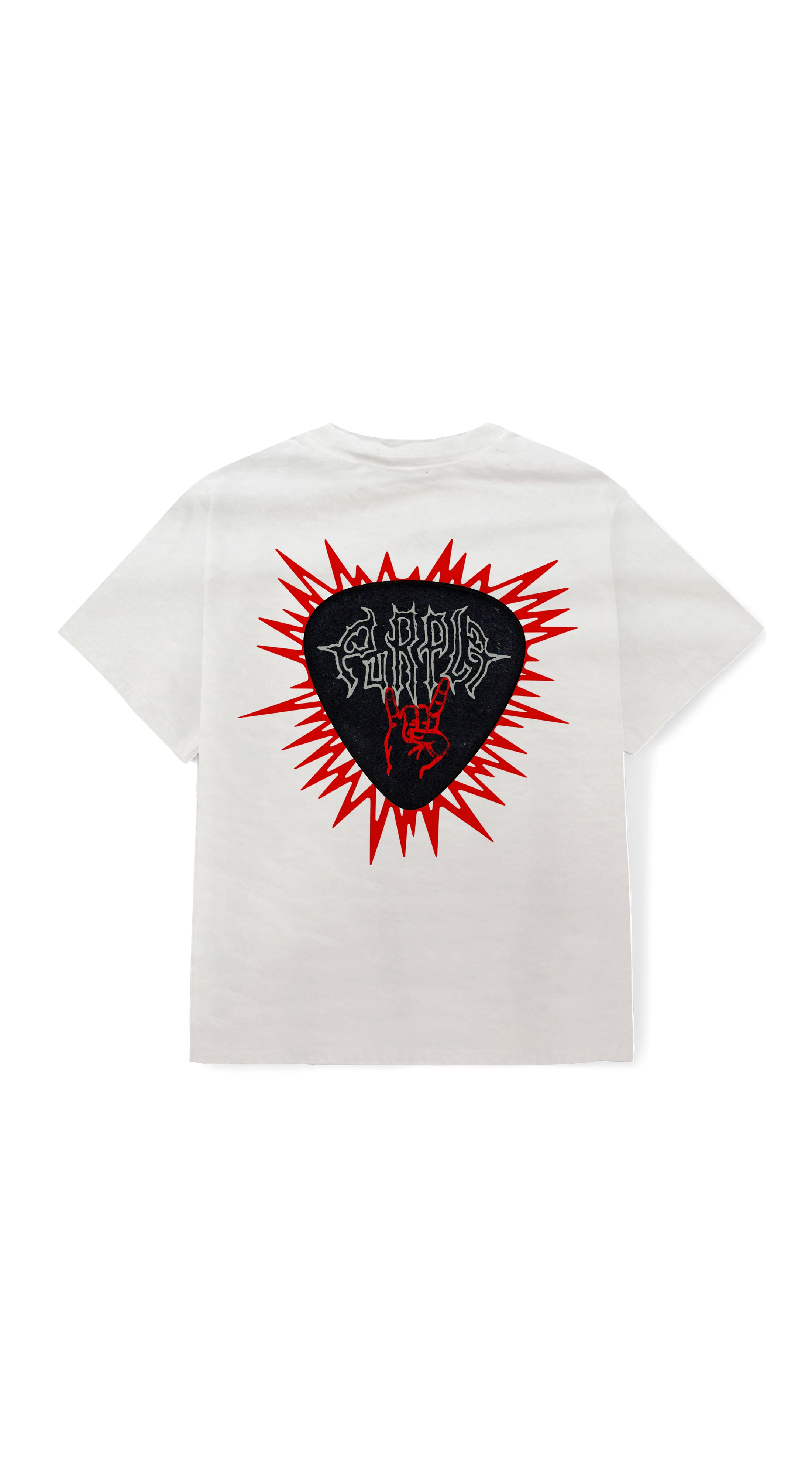 PURPLE BRAND Textured Jersey SS Tee – White