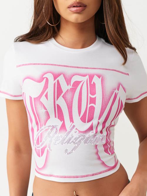 True Religion Crystal Woman Tee - Slim Fit