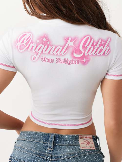 True Religion Crystal Woman Tee - Slim Fit