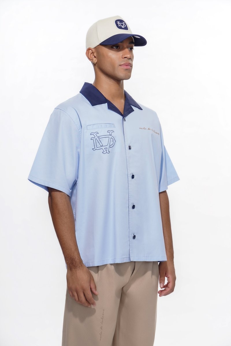 Vazio Button Down – Blue (Cotton Blend) - Valabasas