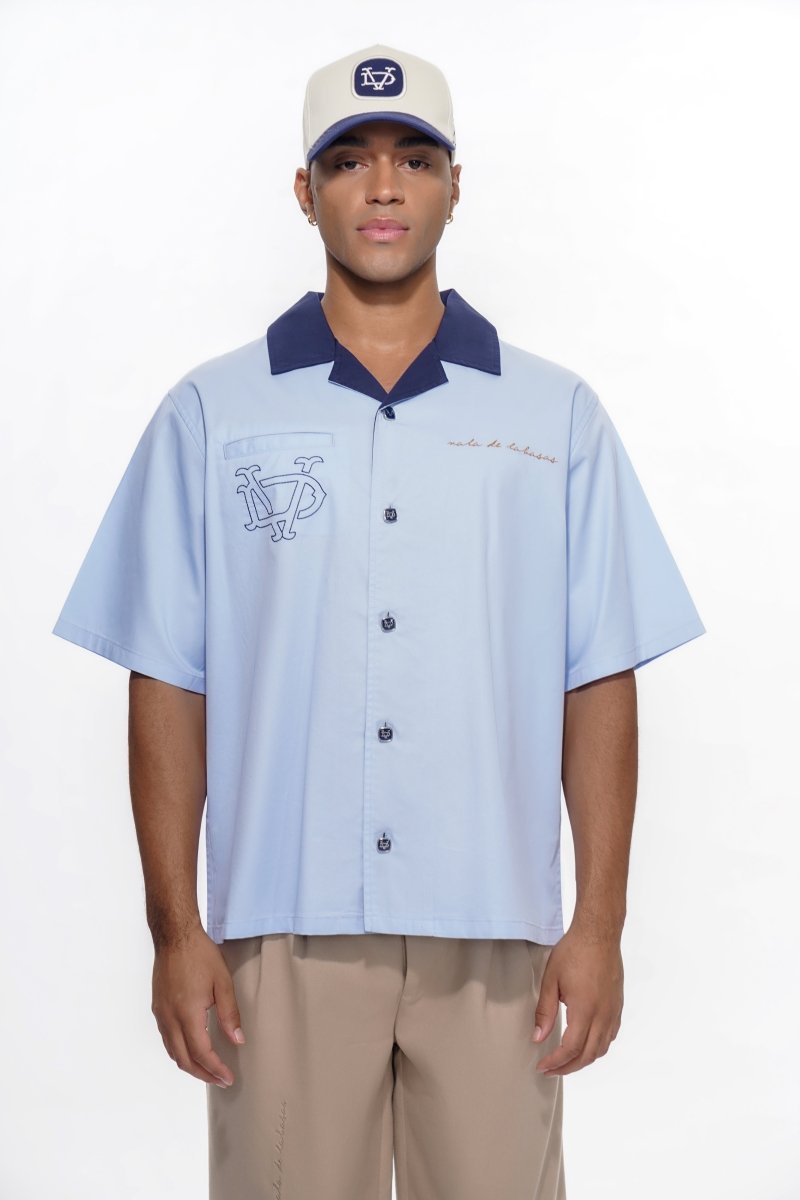 Vazio Button Down – Blue (Cotton Blend) - Valabasas