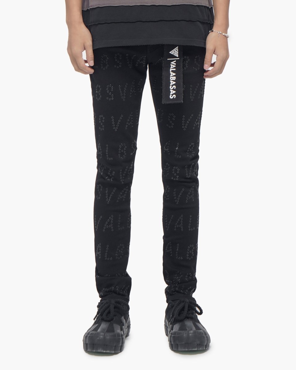 Velaris Black Wash Skinny Jeans - Valabasas
