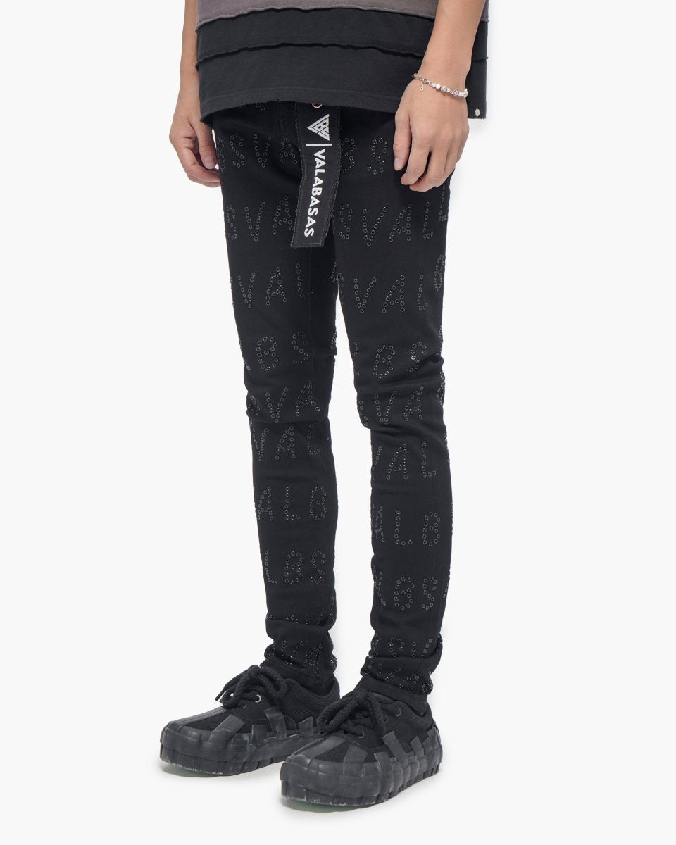 Velaris Black Wash Skinny Jeans - Valabasas