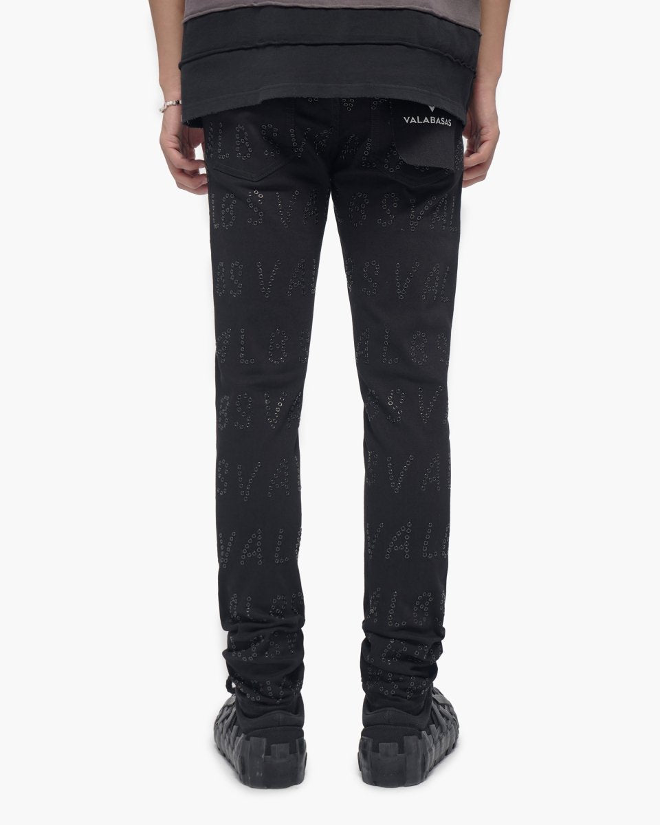 Velaris Black Wash Skinny Jeans - Valabasas