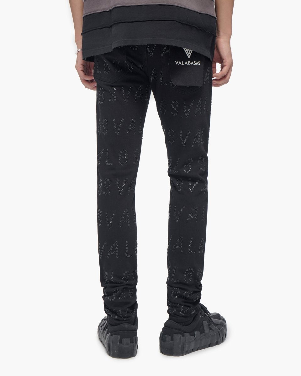 Velaris Black Wash Skinny Jeans - Valabasas