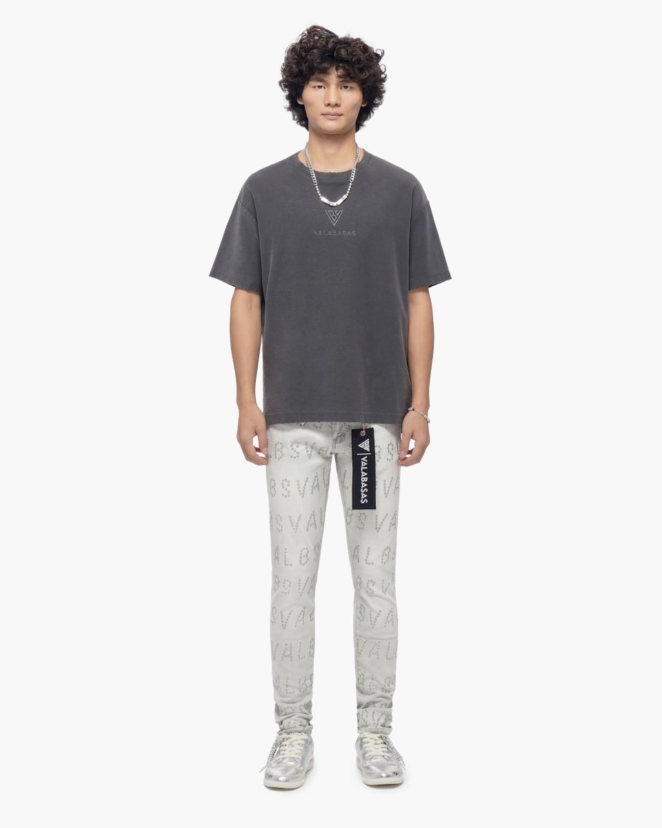 Velaris Snow Grey Skinny Jeans - Valabasas