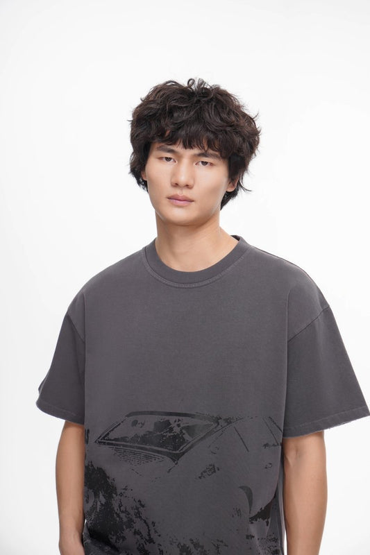 Valabasas Victim Tee Wash T-Shirt - Distressed Finish