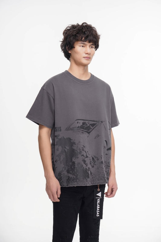 Valabasas Victim Tee Wash T-Shirt - Distressed Finish