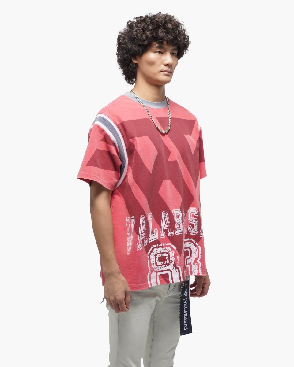 VLBS Athletics Vintage Red Tee - Valabasas