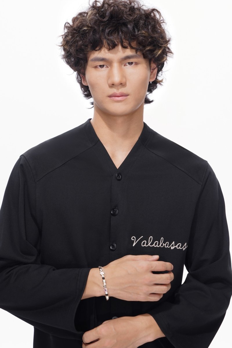 Vow Black Button Down - Valabasas