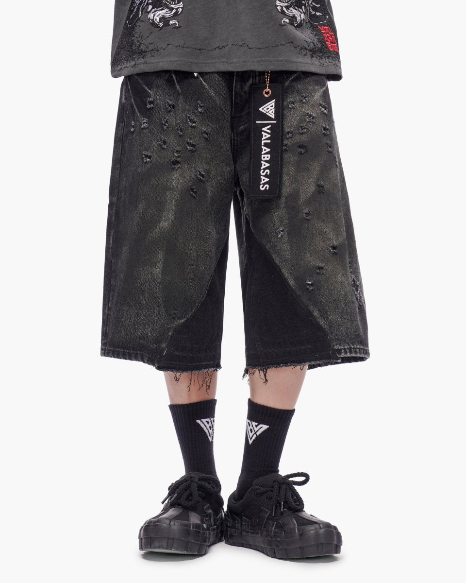 Wire Jorts Grey Wash - Valabasas