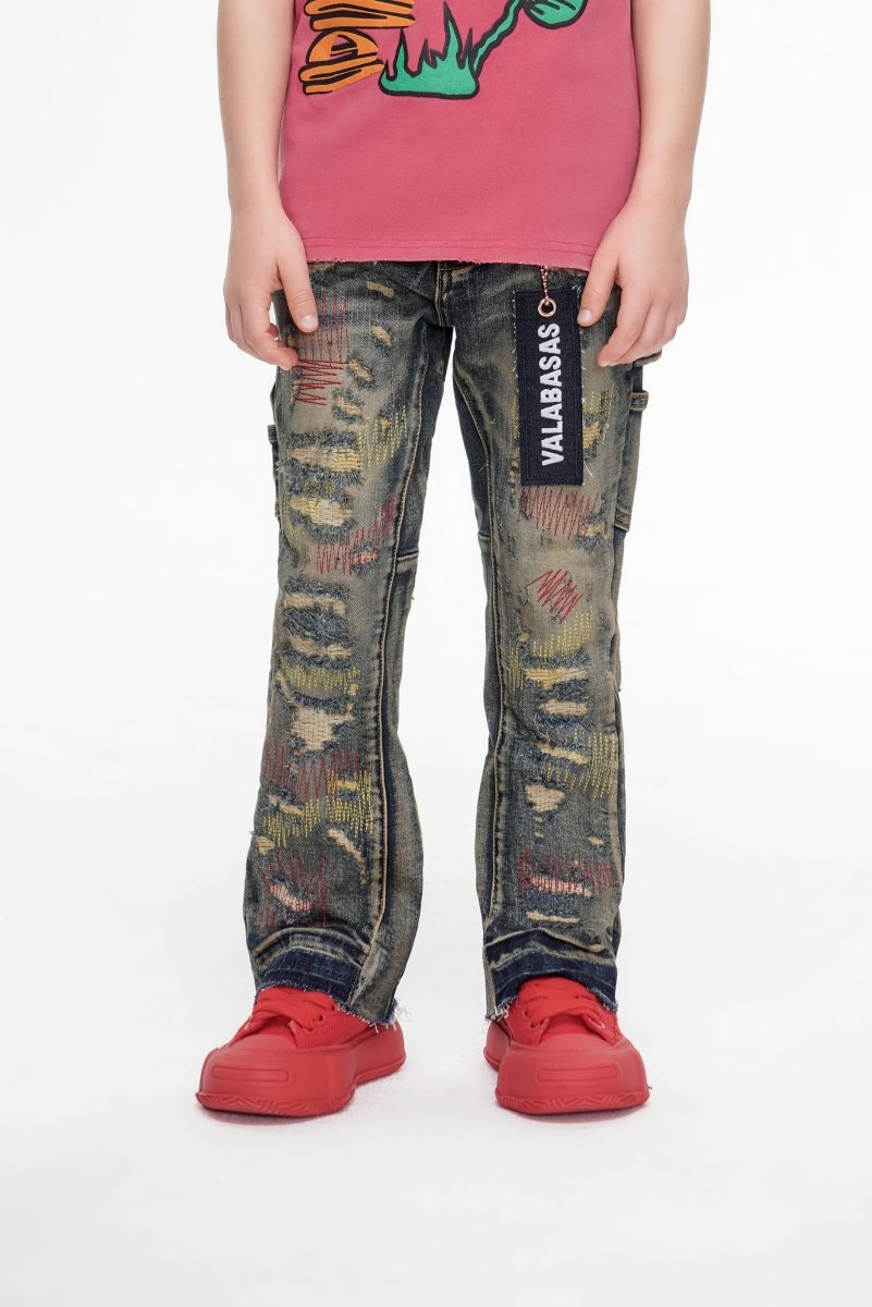 Zero Kids Stacked Denim Dirty Vintage Wash - Valabasas