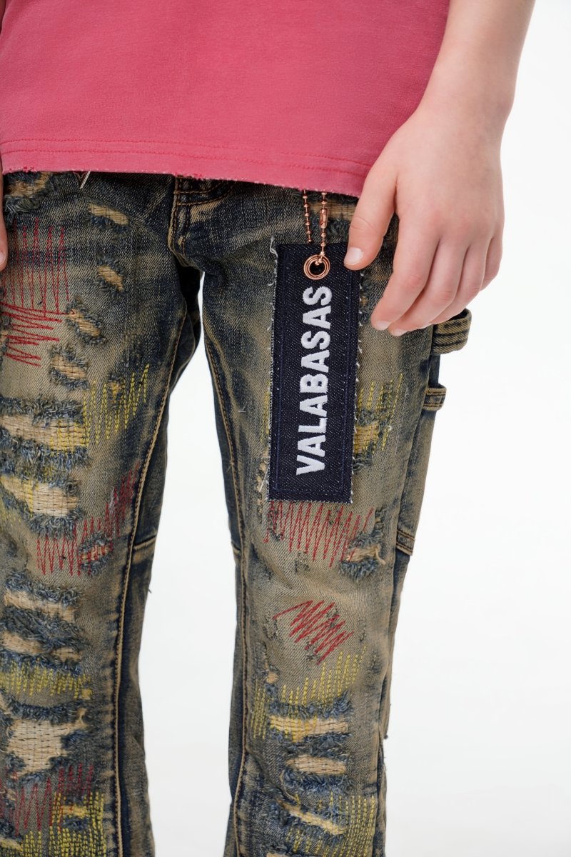 Zero Kids Stacked Denim Dirty Vintage Wash - Valabasas
