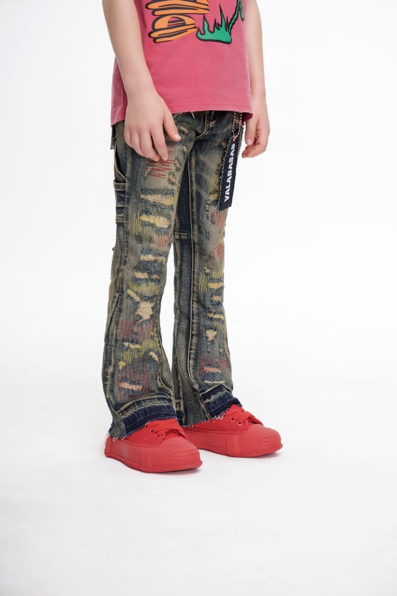 Zero Kids Stacked Denim Dirty Vintage Wash - Valabasas